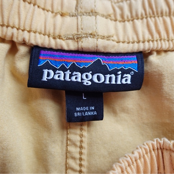 Patagonia Yellow Athletic Shorts - Picture 2 of 10